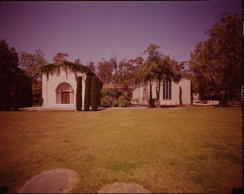 Denison Library and Jaqua Quad, Scripps College