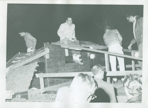 Homecoming float construction, Harvey Mudd College