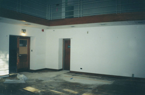 Special Collections reading room during renovation