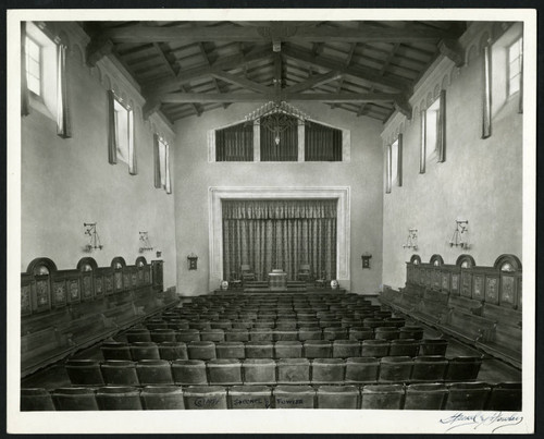 Balch Auditorium interior, Scripps College