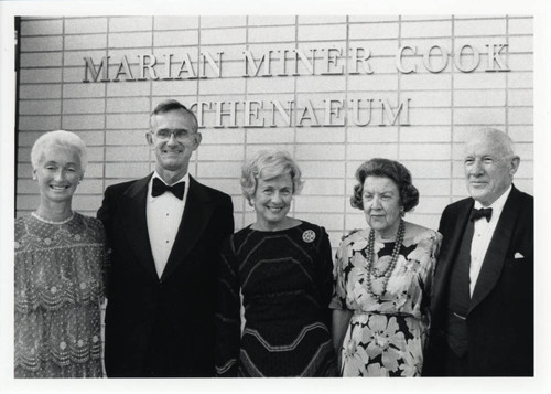 Marian Miner Cook Athenaeum dedication, Claremont McKenna College