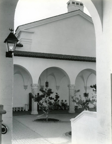 Clark Hall courtyard, Pomona College