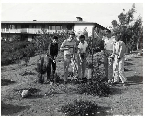 Tree planting, Claremont McKenna College