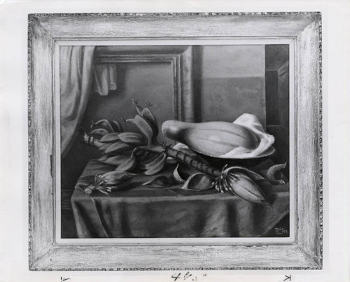 Painting of a squash, Scripps College