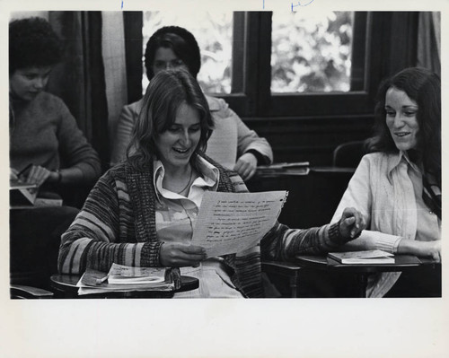 French class, Scripps College