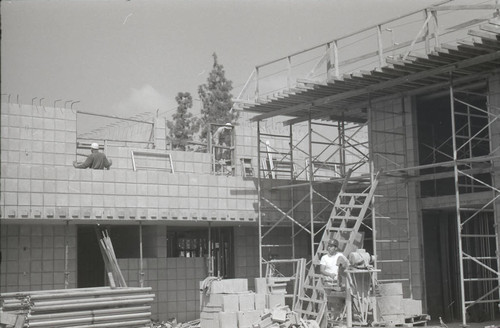 Marks Hall construction, Harvey Mudd College