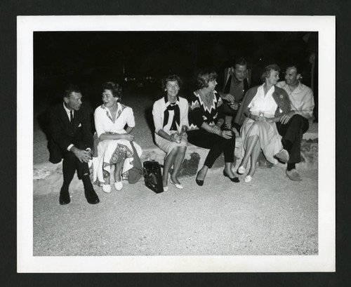 Scripps alumnae sitting with their husbands at a reunion, Scripps College