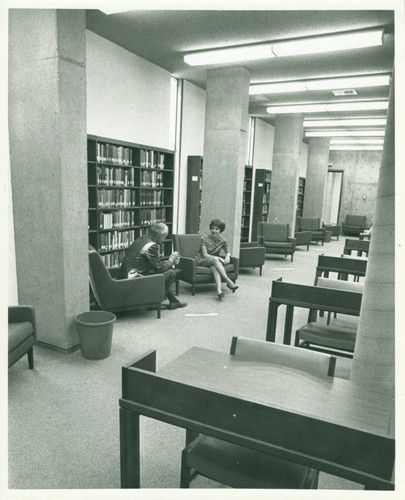 Inside Seeley W. Mudd Library