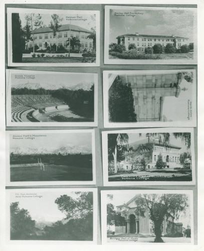 Pomona College postcards, Pomona College