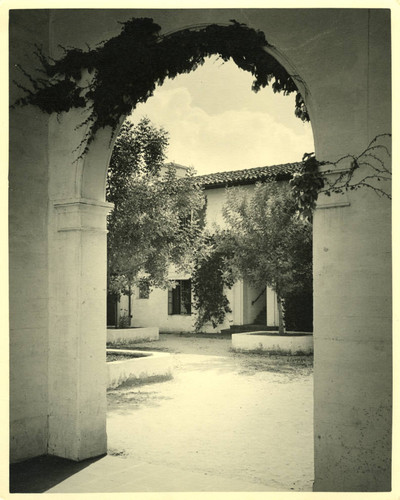 Clark Hall courtyard, Pomona College