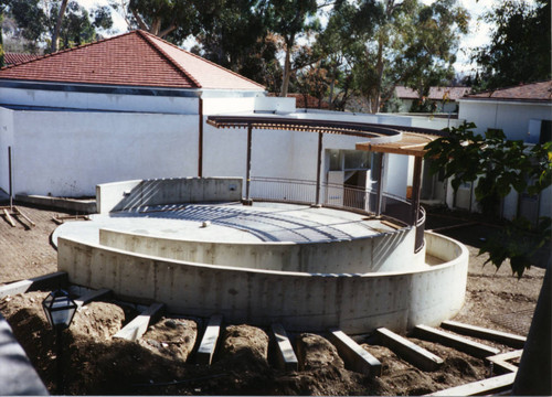 Construction of Millard Sheets Art Center