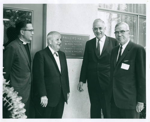 Phillips Hall dedication, Claremont McKenna College