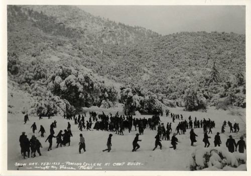 Pomona College Snow Day