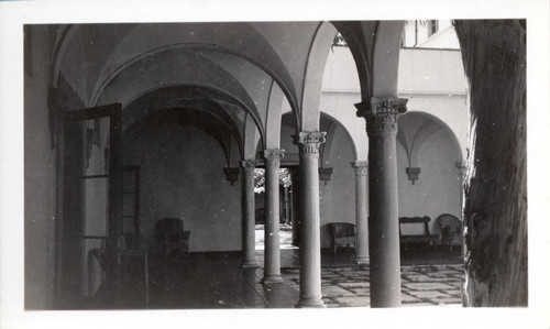 Arcade of Eucalyptus Court, Scripps College