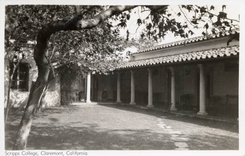 Loggia in Sycamore Court, Scripps College