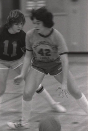 Basketball practice, Scripps College