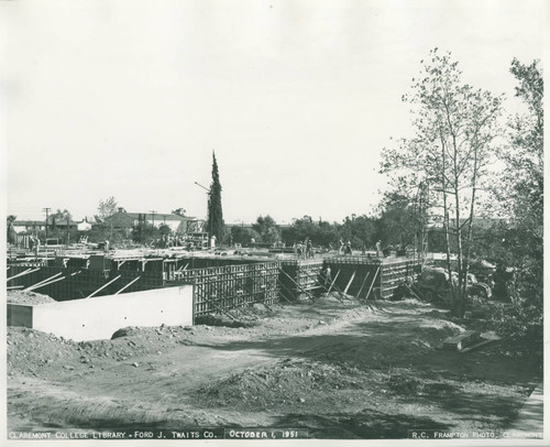 Honnold Library Construction