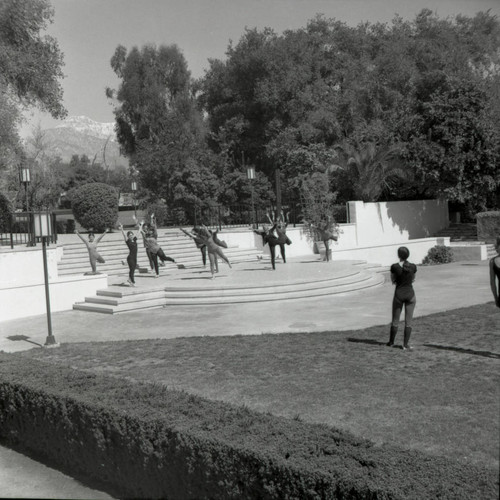 Dancing on the Elizabeth Monroe Wood Steps