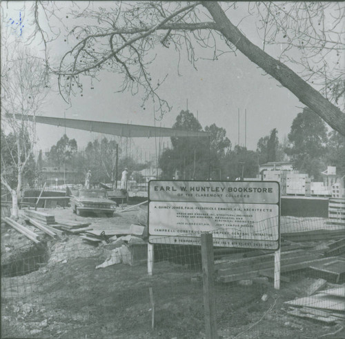 Huntley Bookstore Construction, Claremont University Consortium