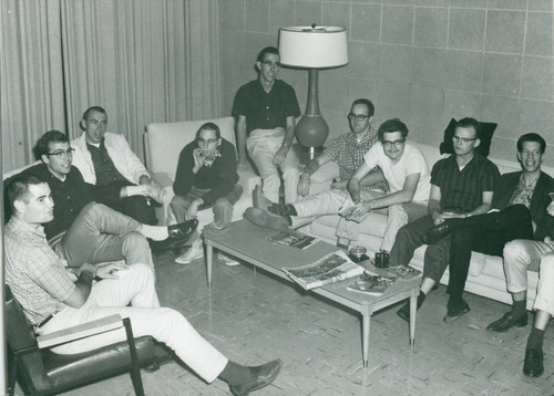 Students in dormitory, Harvey Mudd College