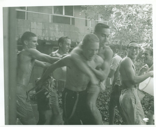 Water fight, Harvey Mudd College