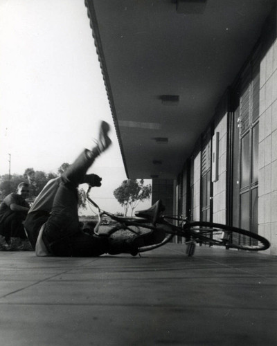 Bike accident, Harvey Mudd College