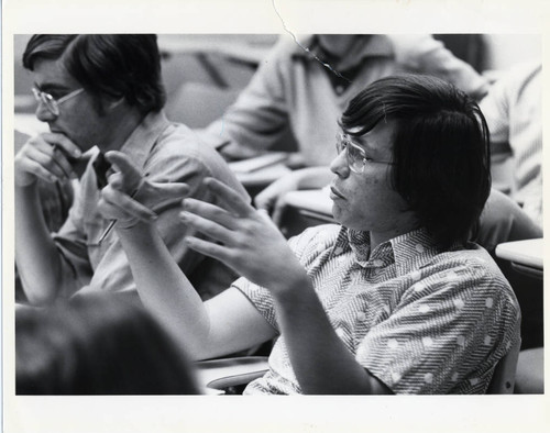 Students in class, Pitzer College