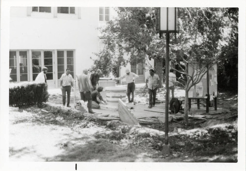 Restoration of Florentine wellhead, Scripps College