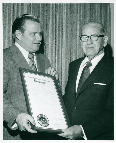 Crocker Reading Room dedication, Claremont McKenna College