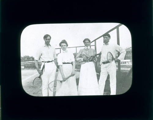 Tennis players, Pomona College