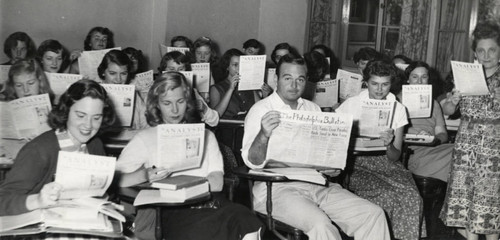 French class, Scripps College