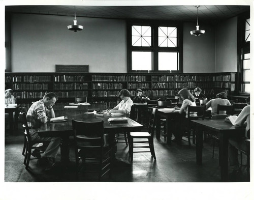 Carnegie Hall Library reading room, Pomona College