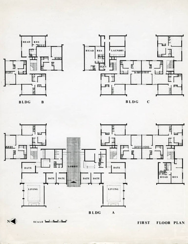 Floor plans, Pitzer College