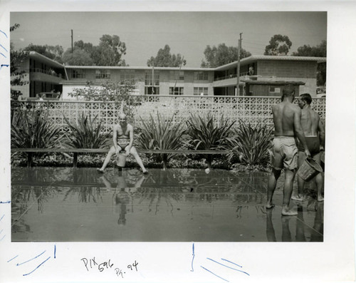 Water fight, Harvey Mudd College