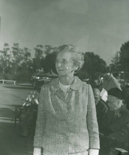 Ruth Harper Munger at dedication of Harper East