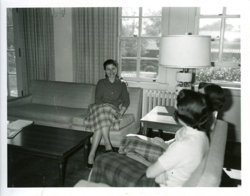 Women's dormitory room, Pomona College