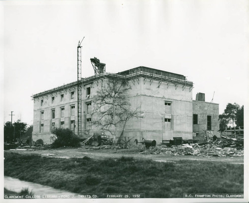 Honnold Library Construction