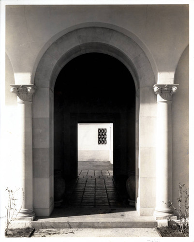 Entrance to Balch Hall, Scripps College