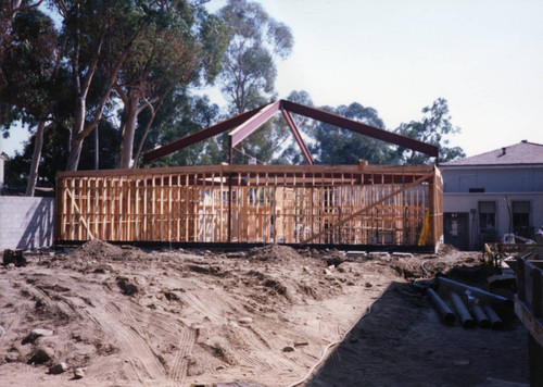 Construction of Millard Sheets Art Center