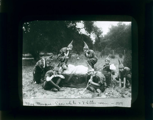 Students in costume, Pomona College