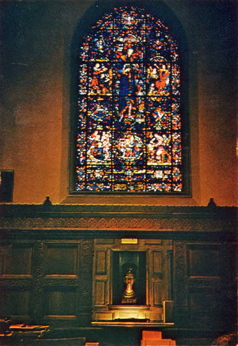 Gutenberg Window in Denison Library, Scripps College