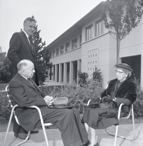 President Benson and Mr. and Mrs. Pitzer, Claremont McKenna College