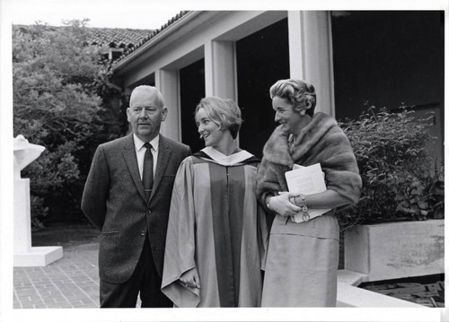 Pamela Martinson and Parents, Scripps College