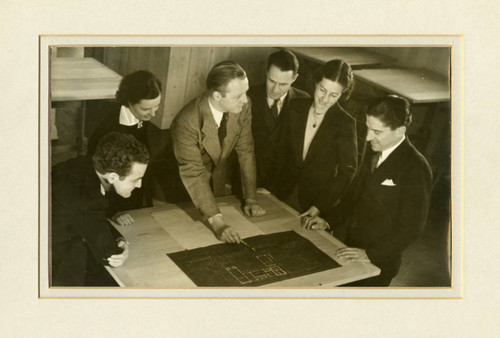 Viewing plans for the Florence Rand Lang Art Building