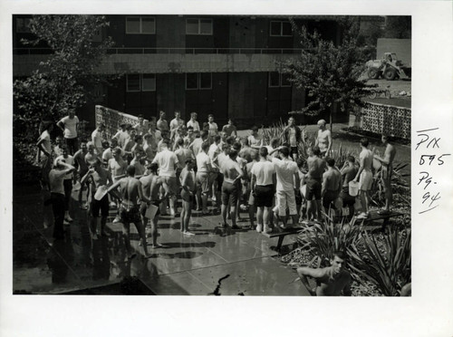 Water fight, Harvey Mudd College