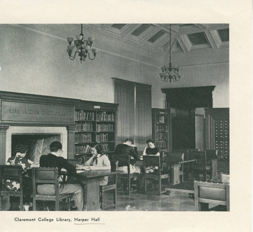 "Claremont College Library, Harper Hall"