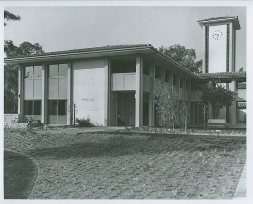 McManus Hall and clock tower, Claremont Graduate University