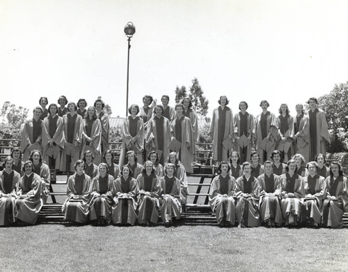 Class of 1950 at Commencement, Scripps College