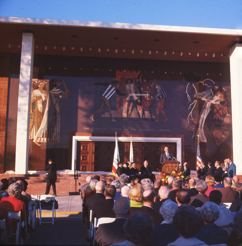 Garrison Theater mosaics, Claremont University Consortium