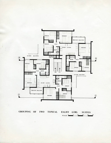 Floor plans, Pitzer College